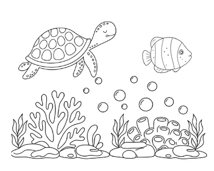 fundo do mar para colorir e imprimir para imprimir e colorir - imagem 9